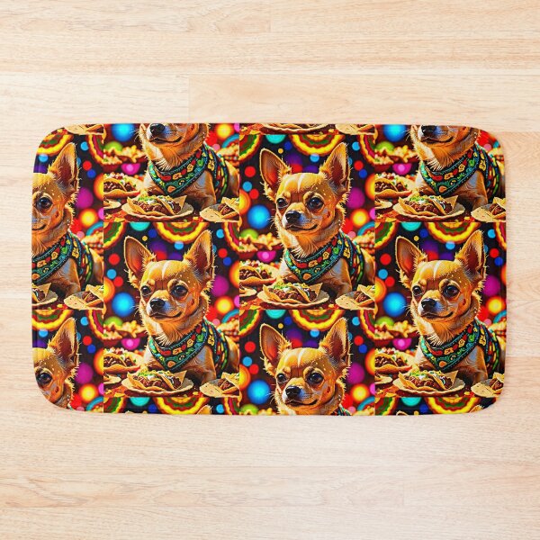 Item preview, Colorful Cute Taco Bell Chihuahua Taco Bell Dog  designed and sold by Earth Nature Creations.