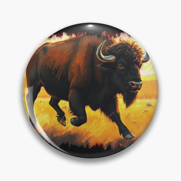 Item preview, Plains Buffalo - Running American Buffalo Artwork designed and sold by NaturePrints.