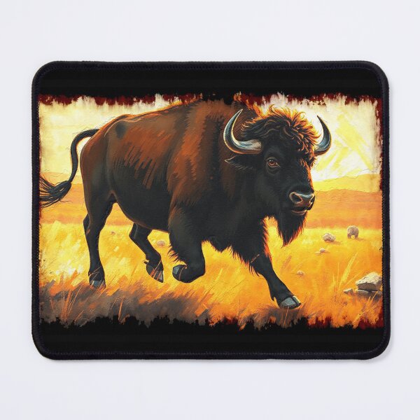 Item preview, Plains Buffalo - Running American Buffalo Artwork designed and sold by NaturePrints.