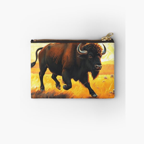 Item preview, Plains Buffalo - Running American Buffalo Artwork designed and sold by NaturePrints.