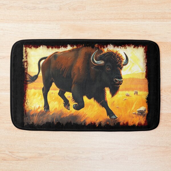 Item preview, Plains Buffalo - Running American Buffalo Artwork designed and sold by NaturePrints.