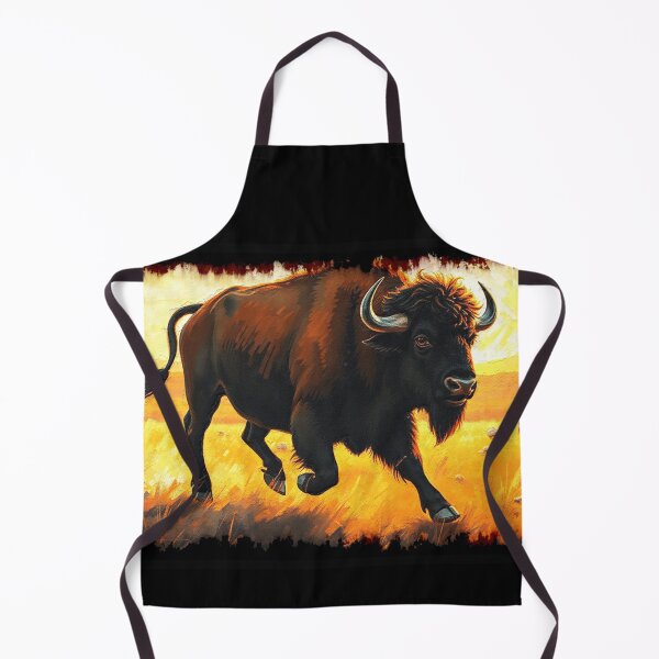 Item preview, Plains Buffalo - Running American Buffalo Artwork designed and sold by NaturePrints.