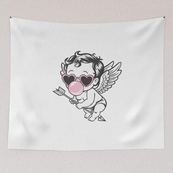Item preview, cupid with heart-shaped sunglasses  designed and sold by jkrphoto.