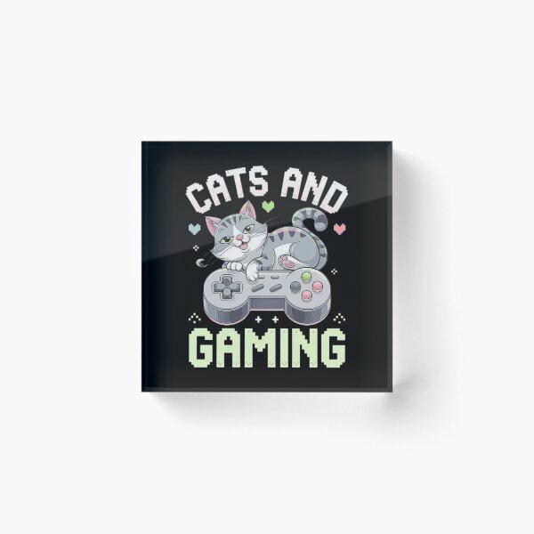 Item preview, Cute Cat and Gaming Controller Design designed and sold by love3617.