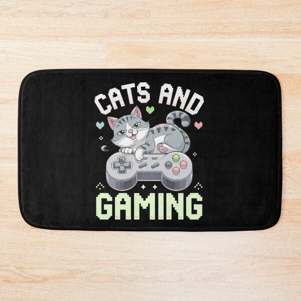 Item preview, Cute Cat and Gaming Controller Design designed and sold by love3617.