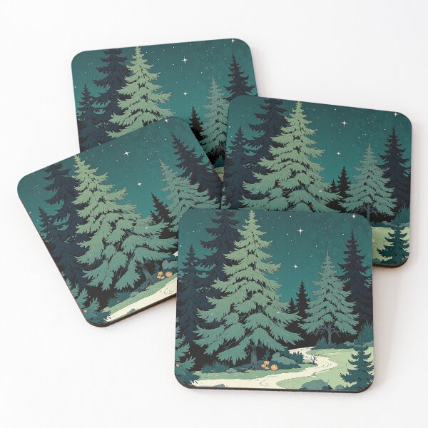 Item preview, Starlight whispers a journey through the forest designed and sold by ShroomForge.