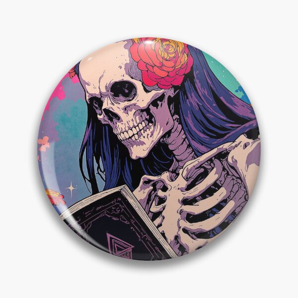 Item preview, Starry night scholar a skeletal reader amidst enchanted designed and sold by ShroomForge.
