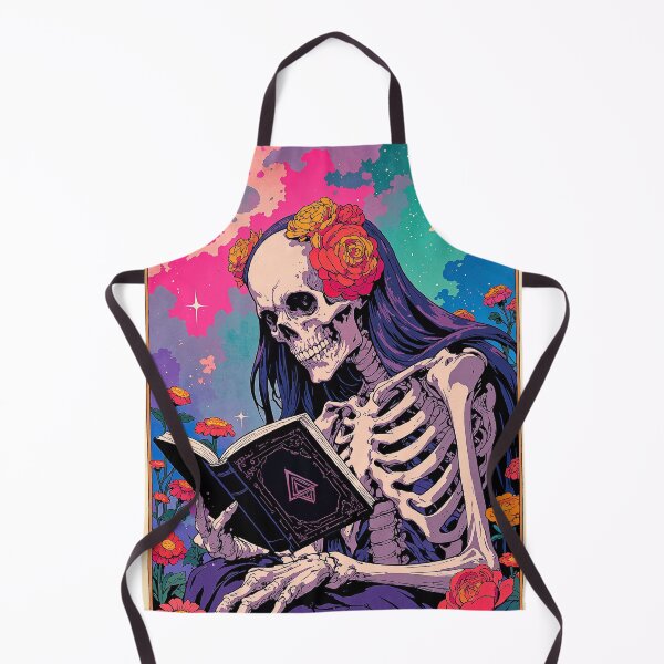 Item preview, Starry night scholar a skeletal reader amidst enchanted designed and sold by ShroomForge.