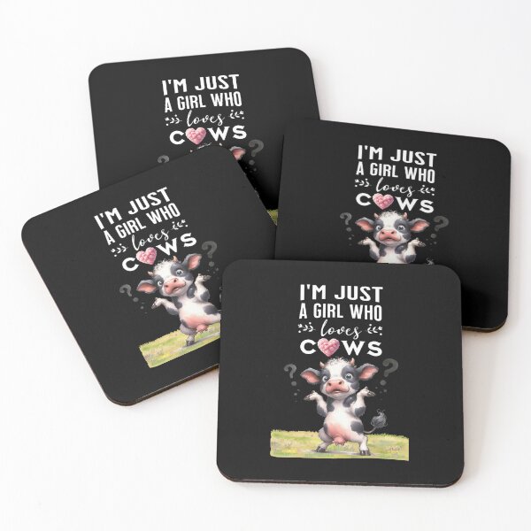 Item preview, I'm Just A Girl Who Loves Cows, Say What ?? | designed and sold by Lotta Luxxa Lifestyle.
