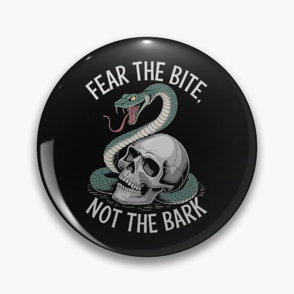 Item preview, Fear the Bite Skull and Snake Tattoo Design designed and sold by love3617.