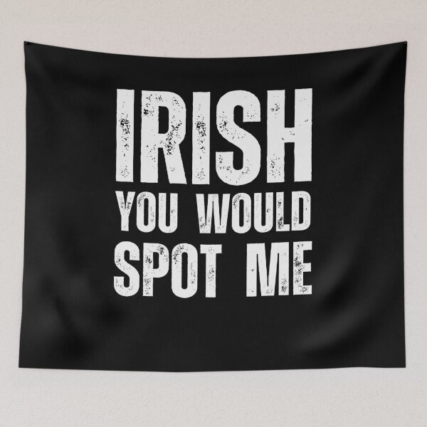 Item preview, Irish I was Lifting funny St. Patrick's day workout gym designed and sold by snowry.