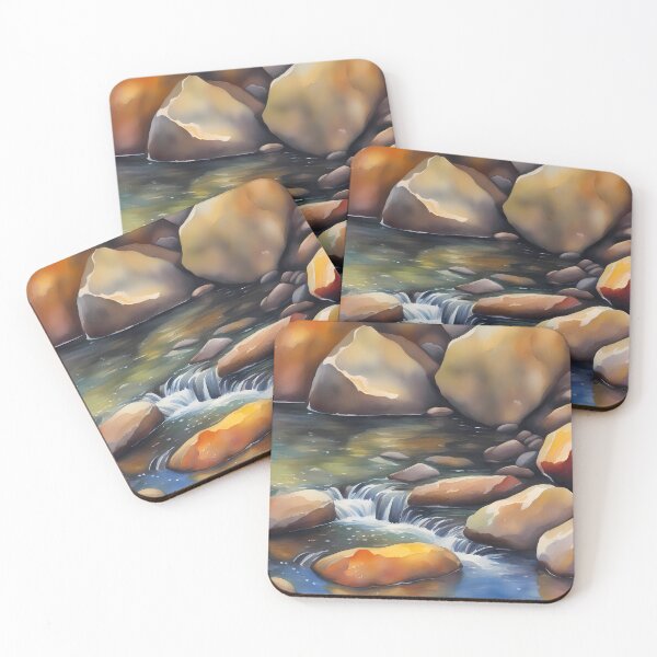Item preview, Piedras en el agua designed and sold by CalmnessbyChoice.