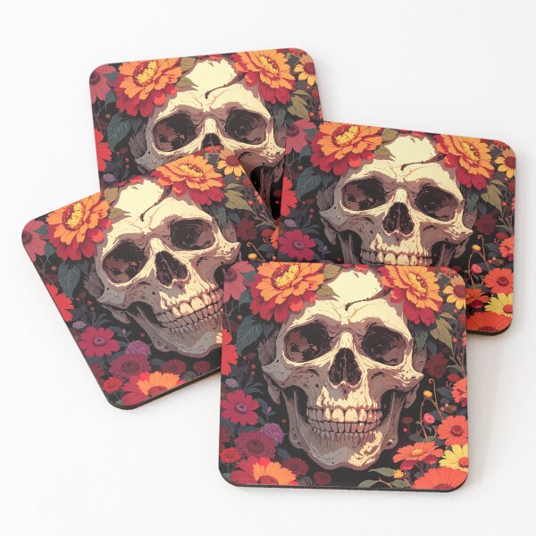 Item preview, Sunlit symphony of life and death skull among designed and sold by ShroomForge.