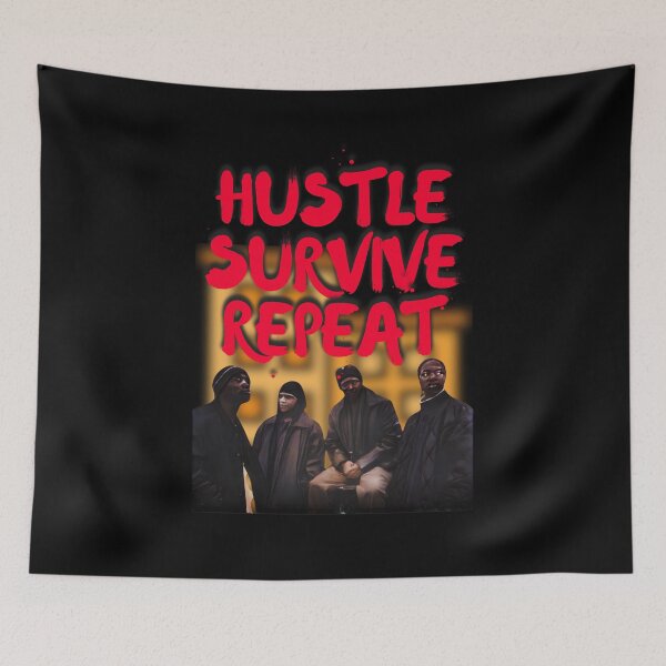 Item preview, Hustle Survive Repeat  designed and sold by UNK-Fatigues.
