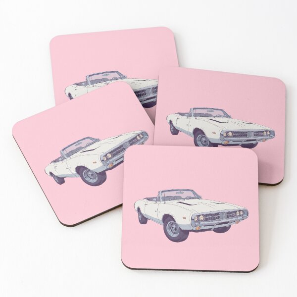 Item preview, Retro revival charger in pastel pink comic illustration designed and sold by kahida.