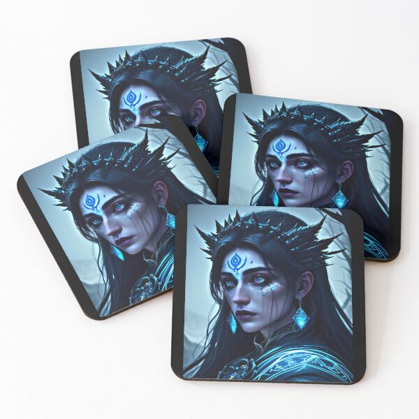 Item preview, Moon Priestess art print designed and sold by Earth Nature Creations.