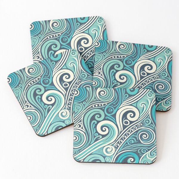 Item preview, Oceanic Swirl Pattern designed and sold by haleymaree.