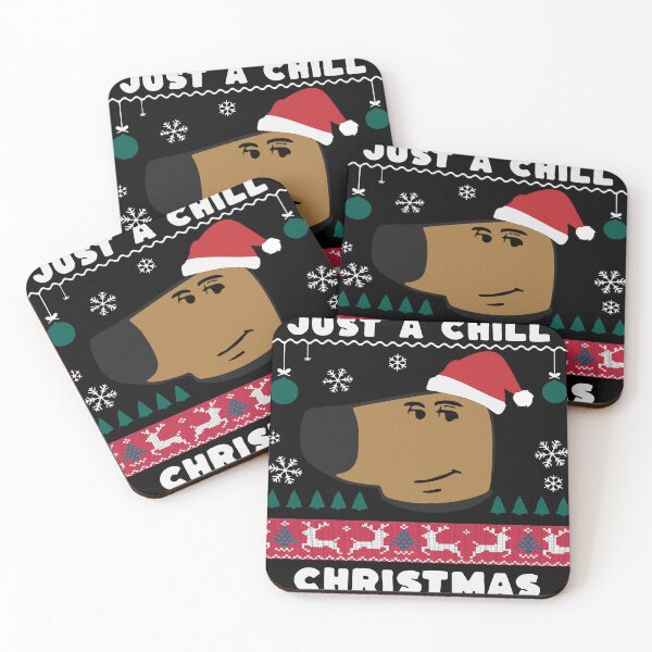 Item preview, Just Chilling On Christmas Ugly Christmas, Funny Dog, Meme Coin designed and sold by UGOT2SEETHIS STUDIO.