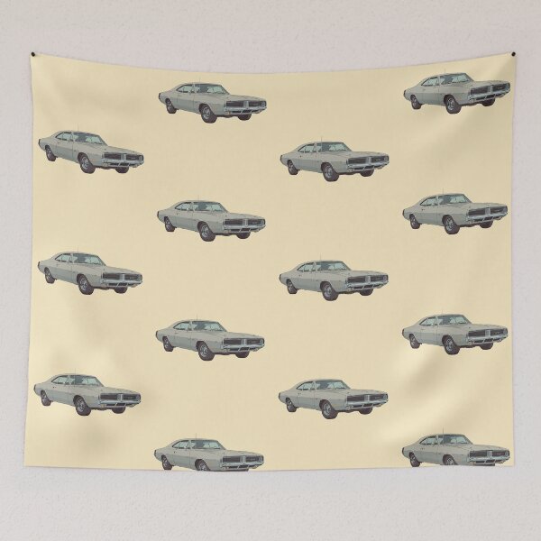 Item preview, Silver stripes a illustrated classic charger designed and sold by kahida.