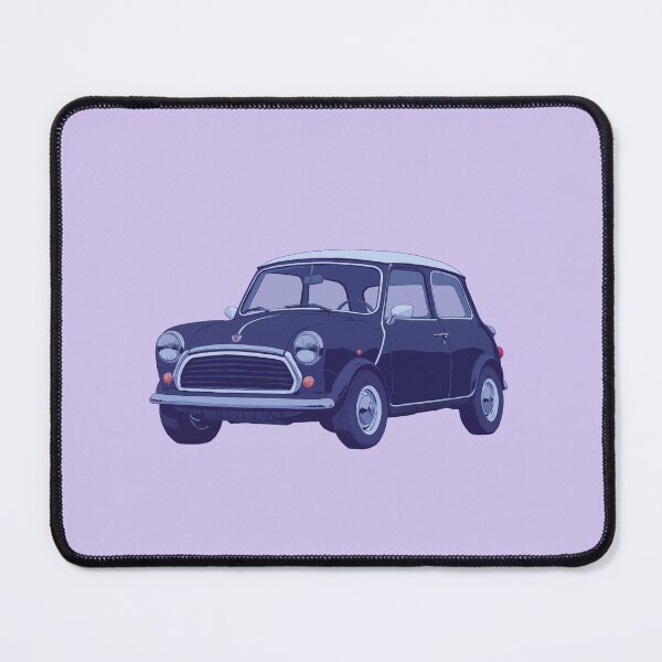 Item preview, Sleek black mini in lavender pastels comic style designed and sold by kahida.