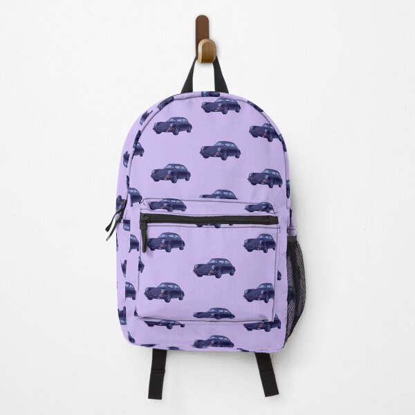Item preview, Sleek jet black a modern against pastel lavender designed and sold by kahida.