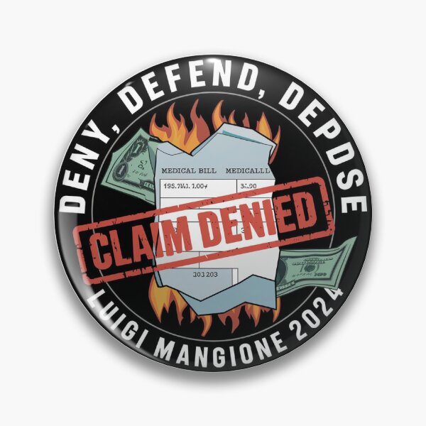 Item preview, Deny, Defend, Depose // Luigi Mangione designed and sold by pr1me-shop.