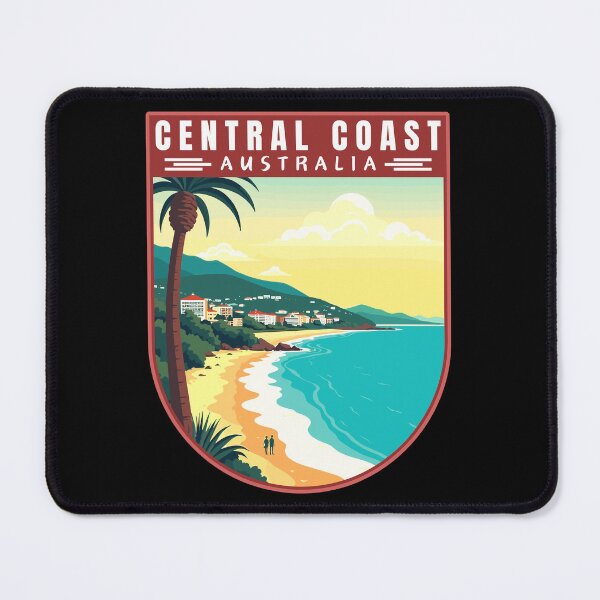 Item preview, Central Coast in New South Wales Australia Art Travel Emblem designed and sold by MaateoDesign.