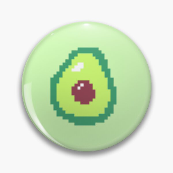 Item preview, persea americana avocado art pixel designed and sold by ZerpaGiovanna.