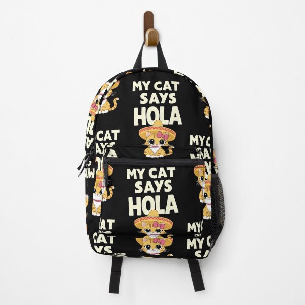 Item preview, My Cat Says Hola Gift For Language Teachers Who Love Cats designed and sold by CosmicFreedom9.