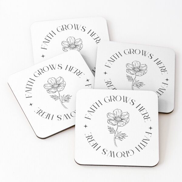 Item preview, Positive Affirmation Of Faith, Flower Design, Inspirational For Women, Floral Faith Gift, Uplifting Coffee, flower designed and sold by InHisImageGifts.