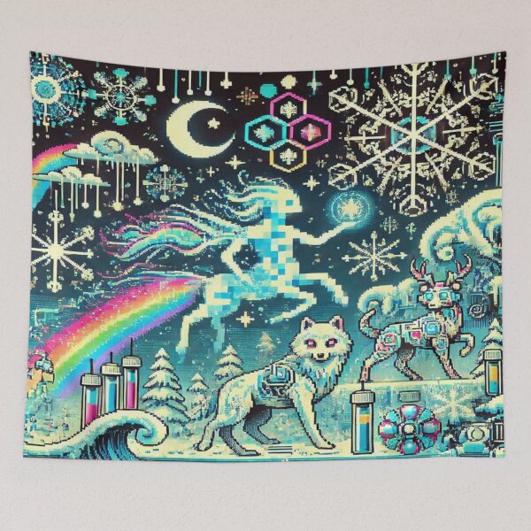 Item preview, Miró’s Cybernetic Wonderland – Perfect Gift for Holidays designed and sold by Imaginarium of Chaos falcon88 .
