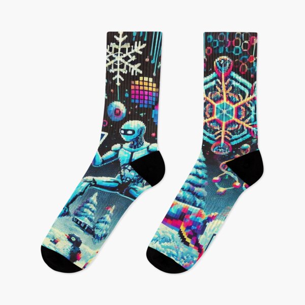 Item preview, Miró’s Sci-Fi Winter Arcade – Perfect Gift for Holidays designed and sold by Imaginarium of Chaos falcon88 .