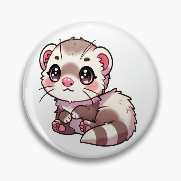 Item preview, Adorable Kawaii Baby Ferret: Fun Adventure designed and sold by VultureXP.