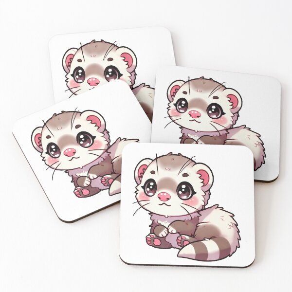 Item preview, Adorable Kawaii Baby Ferret: Fun Adventure designed and sold by VultureXP.