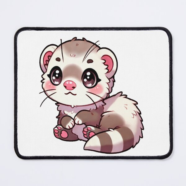 Item preview, Adorable Kawaii Baby Ferret: Fun Adventure designed and sold by VultureXP.