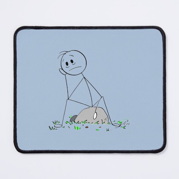 Item preview, Steve Stickman is bored designed and sold by Ladyrebel8081.