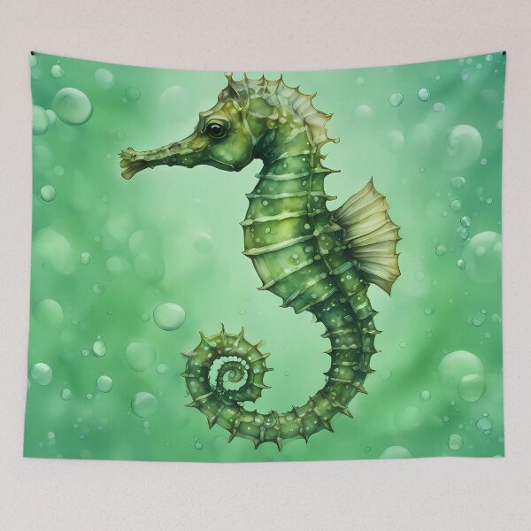Item preview, Greeny the Seahorse designed and sold by CalmnessbyChoice.