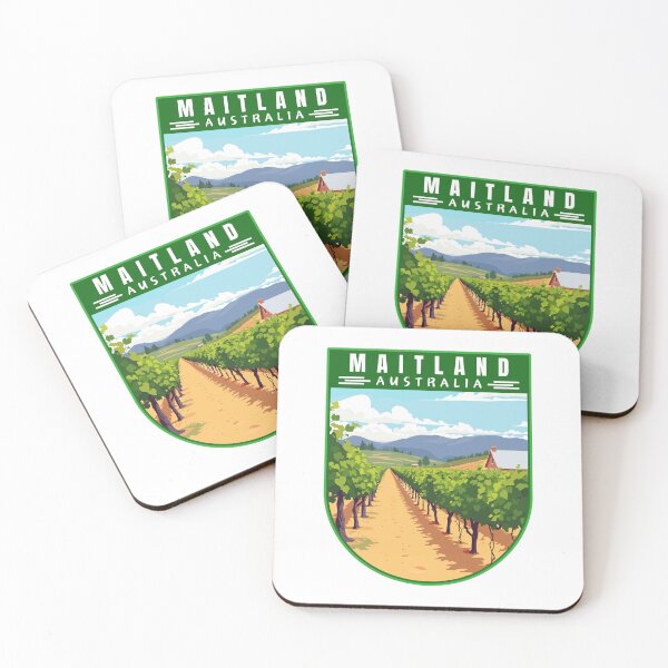 Item preview, Maitland in New South Wales Australia Art Travel Emblem designed and sold by MaateoDesign.
