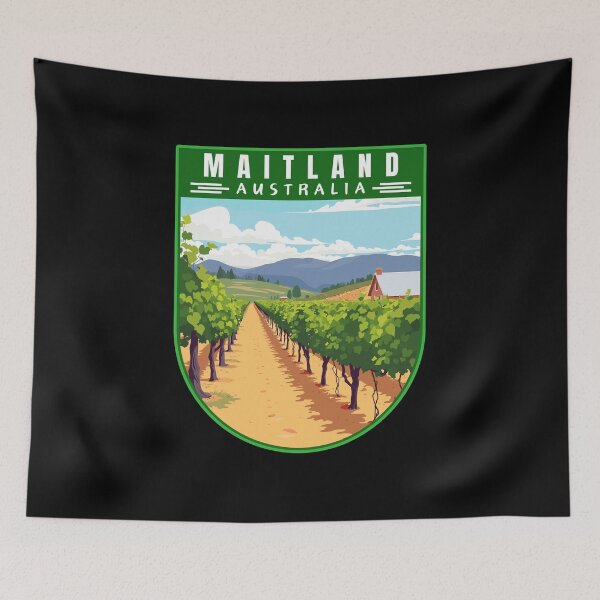 Item preview, Maitland in New South Wales Australia Art Travel Emblem designed and sold by MaateoDesign.