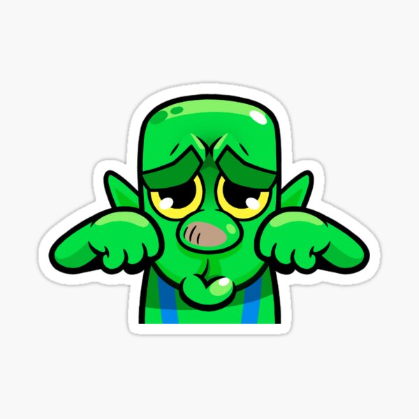 Item preview, Goblin Boohoo - Clash Royale Inspired Design designed and sold by ClashInAShort YT.