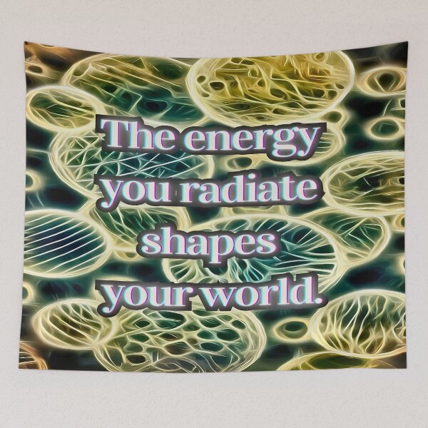 Item preview, The Energy You Radiate Inspirational Art designed and sold by gleefulme.