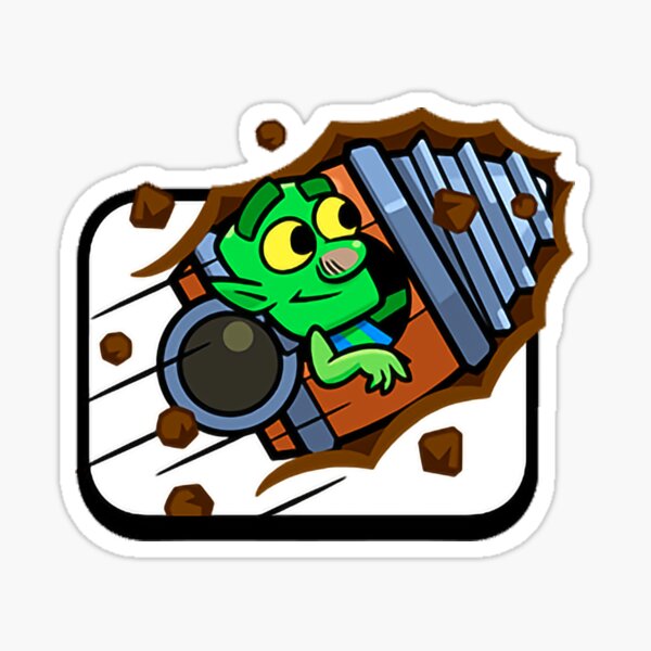 Item preview, Goblin Drill Drive - Clash Royale Inspired Design designed and sold by ClashInAShort YT.