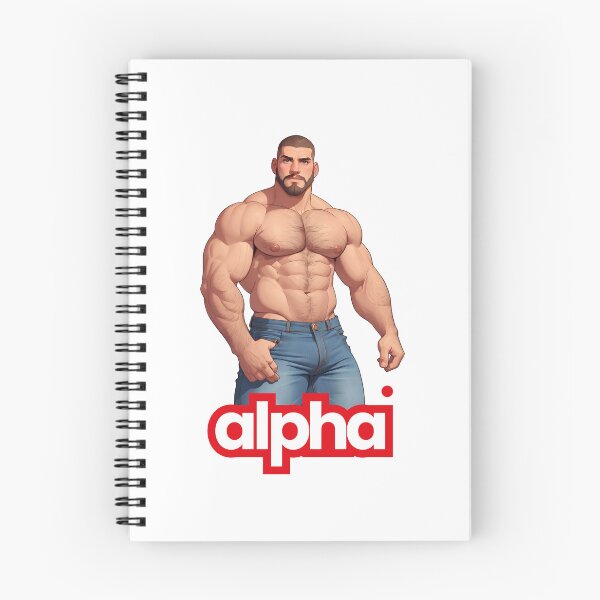 Item preview, Alpha - muscular guy design designed and sold by gymmanga.