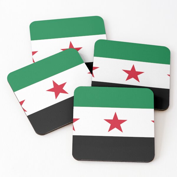 Item preview, Syrian green flag designed and sold by Bakreta.