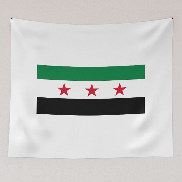 Item preview, Syrian green flag designed and sold by Bakreta.