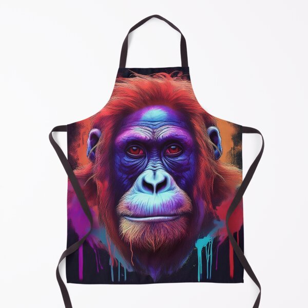 Item preview, Orangutan in Neon Graffiti style designed and sold by Boxing Kangaroo Retail Company.