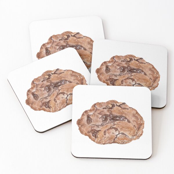 Item preview, Watercolor Double Chunk Chocolate Chip Cookie designed and sold by daphsam.