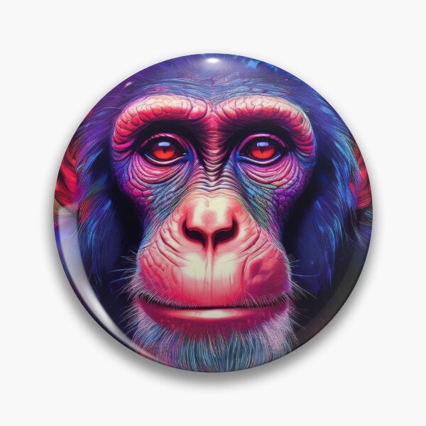 Item preview, Chimpanzee in Neon Graffiti style designed and sold by Boxing Kangaroo Retail Company.