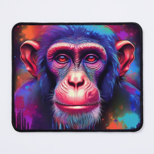Item preview, Chimpanzee in Neon Graffiti style designed and sold by Boxing Kangaroo Retail Company.