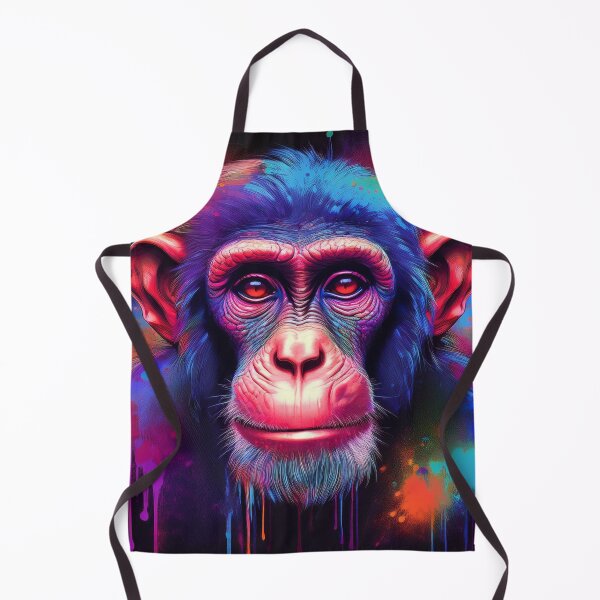 Item preview, Chimpanzee in Neon Graffiti style designed and sold by Boxing Kangaroo Retail Company.
